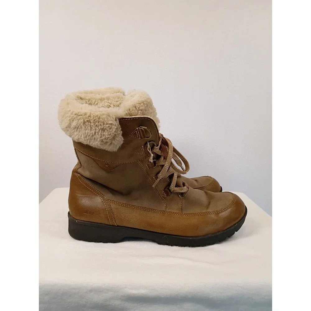 Winter Gorpcore JBU Women 12M Tan Antonio WaterproofJBU Faux Fur Boots